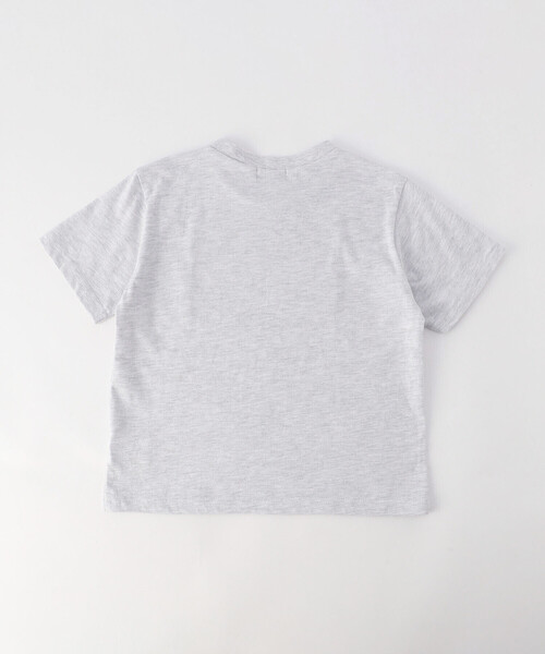 COMME CA ISM(コムサイズム)の「エンボス プリント Tシャツ(Tシャツ/カットソー・キッズ・ブラック/サックスブルー/ライトグレー・120cm/110cm/100cm/150cm/140cm/130cm)」の7枚目の写真