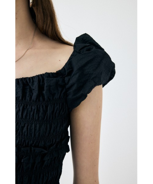 MOUSSY(マウジー)の「【EC・一部店舗限定】GATHER ブラウス(シャツ/ブラウス・レディース・ホワイト/ブラック・FREE)」の10枚目の写真