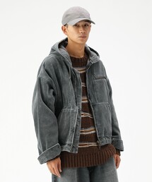 BEAMS | ワイドショートフィット フェード コーデュロイ フーデットブルゾン(ブルゾン)