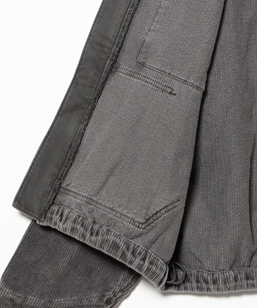 BEAMS（ビームス）の「ワイドショートフィット フェード コーデュロイ フーデットブルゾン（ブルゾン・メンズ・ブラウン/チャコールグレー・S/XL/L/M）」の6枚目の写真