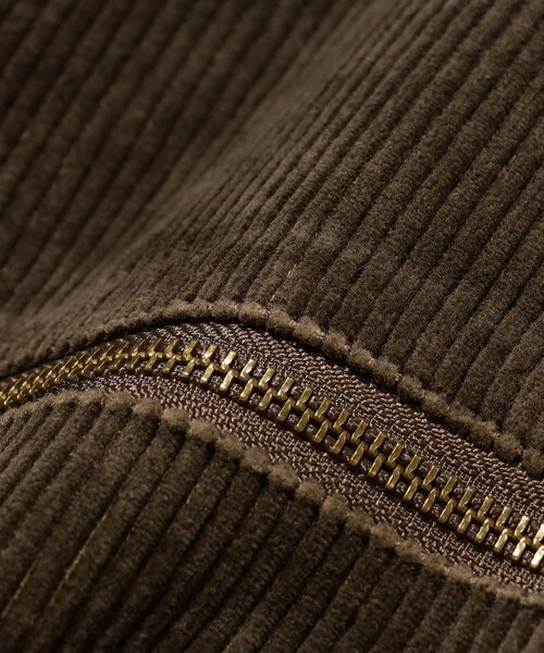 BEAMS（ビームス）の「ワイドショートフィット フェード コーデュロイ フーデットブルゾン（ブルゾン・メンズ・ブラウン/チャコールグレー・S/XL/L/M）」の14枚目の写真