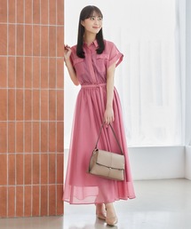 Andemiu｜アンデミュウのシャツワンピース（ドット柄）通販
