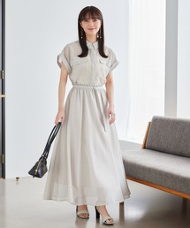 Andemiu | シャツセットアップ582104(シャツワンピース)