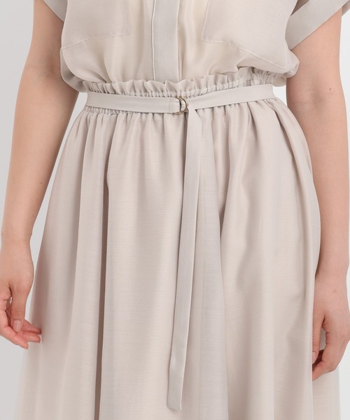 Andemiu（アンデミュウ）の「シャツセットアップ582104（シャツワンピース・レディース・レッド/ライトグレー/ネイビー/モカ/ダークグレー/ブラック・FREE）」の22枚目の写真