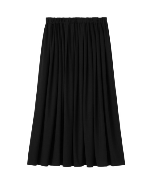 MUJI Labo（ムジラボ）の「〔MUJI Labo〕婦人　ジャージープリーツスカート（スカート・レディース・ブラック/チャコールグレー/ネイビー・S/M/L/XL）」の12枚目の写真