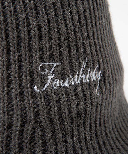 430（フォーサーティ）の「mko13031-NRW KNIT HAT ニットハット(25-160)（ハット・メンズ・チャコールグレー/モカ/ブラック・FREE）」の5枚目の写真