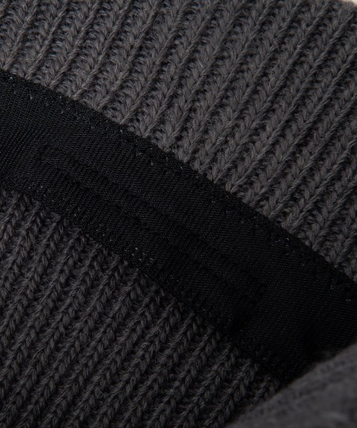 430（フォーサーティ）の「mko13031-NRW KNIT HAT ニットハット(25-160)（ハット・メンズ・チャコールグレー/モカ/ブラック・FREE）」の6枚目の写真