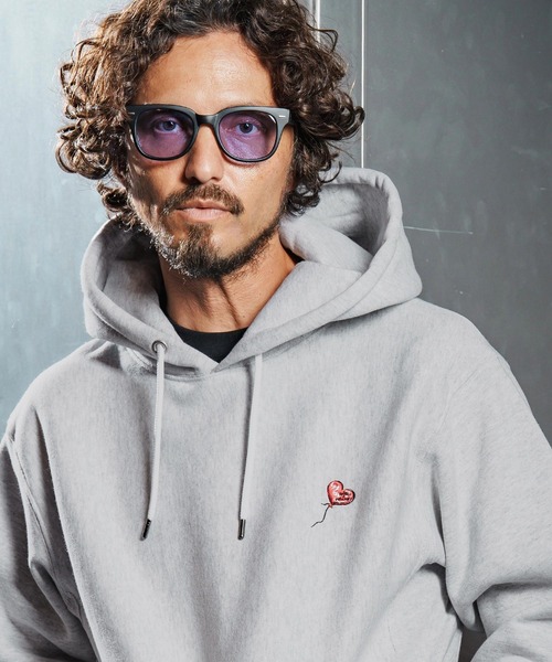 wjk reluxe(ダブルジェーケーリラックス)の「mpa3880-heart balloon embroidery parka スウェットパーカー(WR25W-30)(パーカー・メンズ・ネイビー/ブラック/アッシュ・XL/L/M/S)」の4枚目の写真