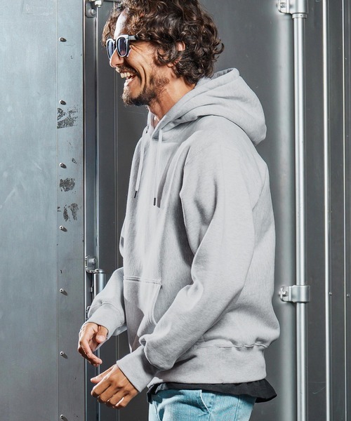 wjk reluxe(ダブルジェーケーリラックス)の「mpa3880-heart balloon embroidery parka スウェットパーカー(WR25W-30)(パーカー・メンズ・ネイビー/ブラック/アッシュ・XL/L/M/S)」の6枚目の写真