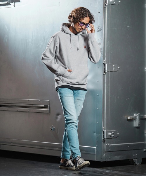 wjk reluxe(ダブルジェーケーリラックス)の「mpa3880-heart balloon embroidery parka スウェットパーカー(WR25W-30)(パーカー・メンズ・ネイビー/ブラック/アッシュ・XL/L/M/S)」の7枚目の写真
