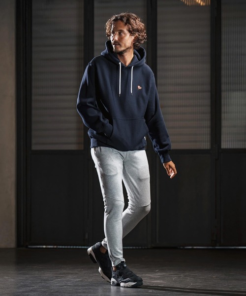 wjk reluxe(ダブルジェーケーリラックス)の「mpa3880-heart balloon embroidery parka スウェットパーカー(WR25W-30)(パーカー・メンズ・ネイビー/ブラック/アッシュ・XL/L/M/S)」の14枚目の写真