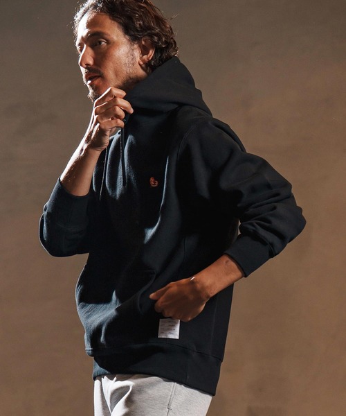 wjk reluxe(ダブルジェーケーリラックス)の「mpa3880-heart balloon embroidery parka スウェットパーカー(WR25W-30)(パーカー・メンズ・ネイビー/ブラック/アッシュ・XL/L/M/S)」の18枚目の写真