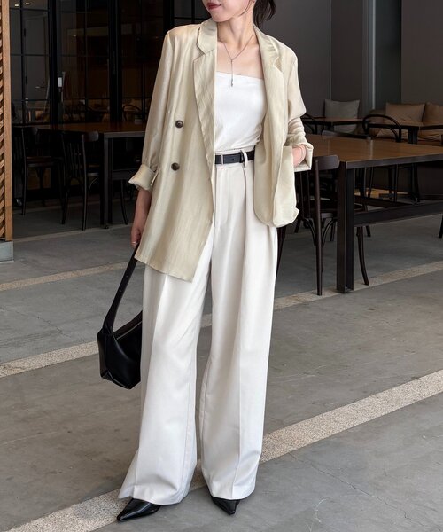 CAPRICIEUX LE'MAGE ライトテーラージャケット ライトテーラージャケット(テーラードジャケット)|CAPRICIEUX