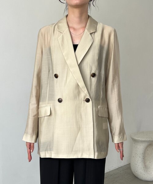ライトテーラージャケット シアージャケット カプリシューレマージュ ライトテーラージャケット（テーラードジャケット）｜CAPRICIEUX
