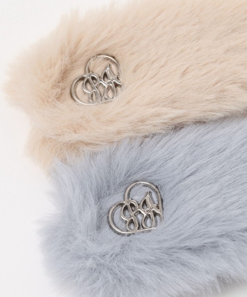 repipi armario（レピピ アルマリオ）の「【2個SET】RAファーパッチンピン（ヘアピン・キッズ・グレー/ブルー/ホワイト/ブラウン・FREE）」の11枚目の写真