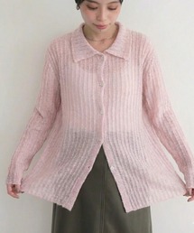 ざっくりニット」に該当するカーディガン/ボレロ（ピンク/桃色系