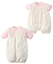 QUNTSTYLE（キュントスタイル）の「サロペット風半袖ロンパース・ツーウェイオール（ロンパース）」