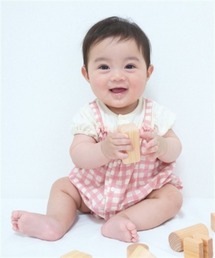 QUNTSTYLE（キュントスタイル）の「サロペット風半袖ロンパース・ツーウェイオール（ロンパース）」