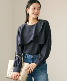 green label relaxing | ケープ ロングスリーブ ブラウス(シャツ/ブラウス)