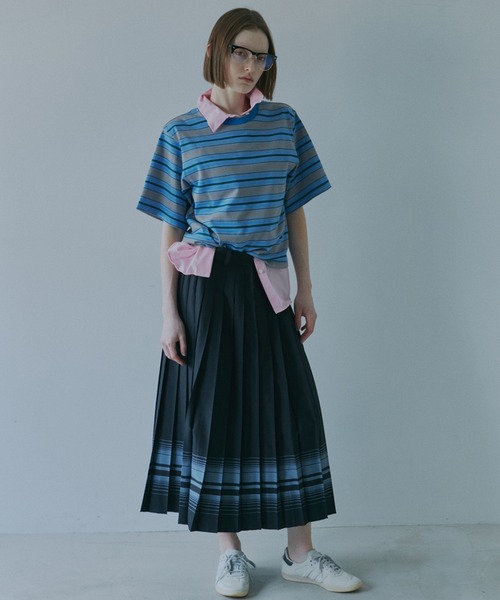 LE CIEL BLEU(ルシェルブルー)の「スリーブレスシャツwワイヤーディテーリング / Sleeveless Shirt w/Wire Detailing(シャツ/ブラウス・レディース・ベージュ/オフホワイト/ライトピンク/ライトブルー・36/38)」の4枚目の写真