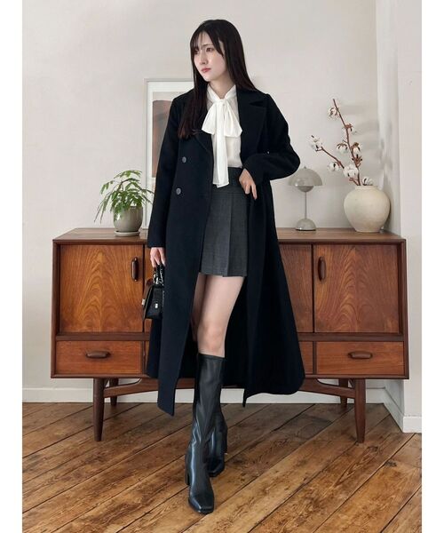 MERCURYDUO(マーキュリーデュオ)の「ポイントレースボウタイブラウス(シャツ/ブラウス・レディース・オフホワイト/ブラック/ラベンダー・FREE)」の16枚目の写真