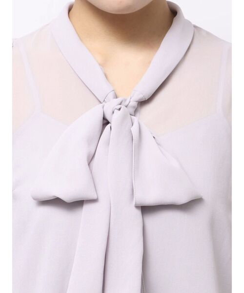 MERCURYDUO(マーキュリーデュオ)の「ポイントレースボウタイブラウス(シャツ/ブラウス・レディース・オフホワイト/ブラック/ラベンダー・FREE)」の20枚目の写真