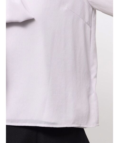 MERCURYDUO(マーキュリーデュオ)の「ポイントレースボウタイブラウス(シャツ/ブラウス・レディース・オフホワイト/ブラック/ラベンダー・FREE)」の10枚目の写真