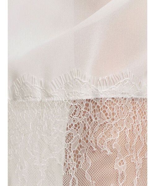 MERCURYDUO(マーキュリーデュオ)の「ポイントレースボウタイブラウス(シャツ/ブラウス・レディース・オフホワイト/ブラック/ラベンダー・FREE)」の14枚目の写真