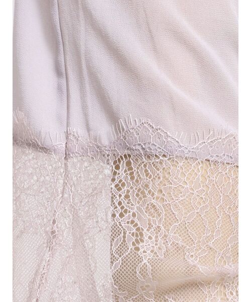 MERCURYDUO(マーキュリーデュオ)の「ポイントレースボウタイブラウス(シャツ/ブラウス・レディース・オフホワイト/ブラック/ラベンダー・FREE)」の9枚目の写真