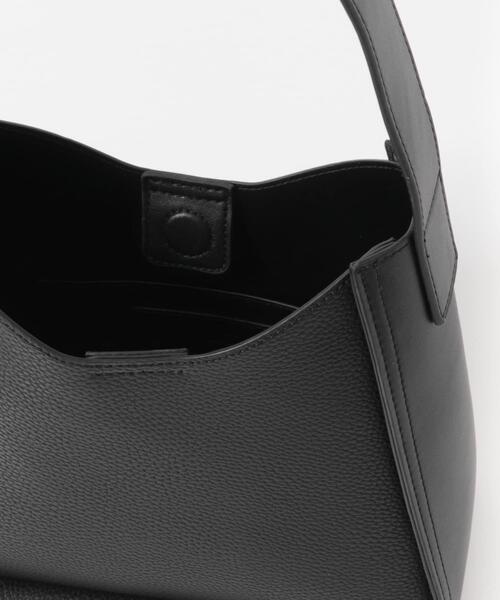 URBAN RESEARCH DOORS（アーバンリサーチドアーズ）の「ハーフムーンワンハンドルバッグ（ハンドバッグ・レディース・ブラック/グレー系その他/ブラウン・ONE）」の9枚目の写真