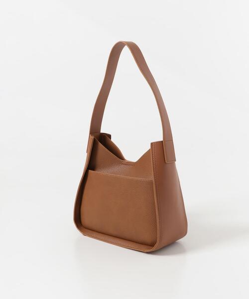 URBAN RESEARCH DOORS（アーバンリサーチドアーズ）の「ハーフムーンワンハンドルバッグ（ハンドバッグ・レディース・ブラック/グレー系その他/ブラウン・ONE）」の15枚目の写真