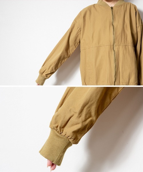 パフスリーブロング丈MA-1