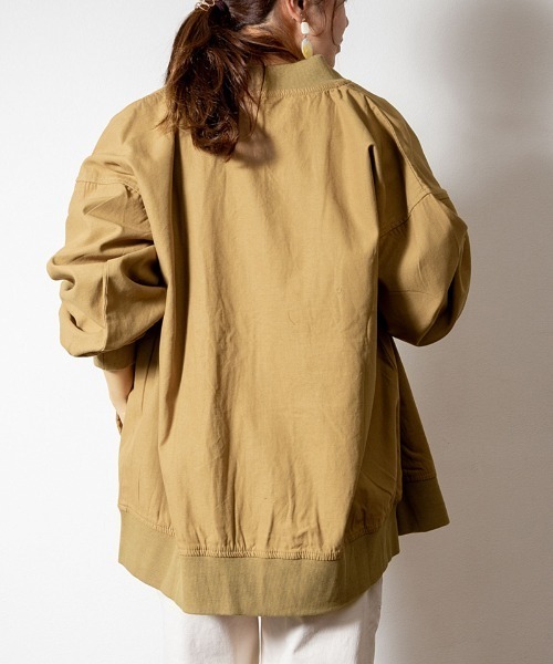 パフスリーブロング丈MA-1