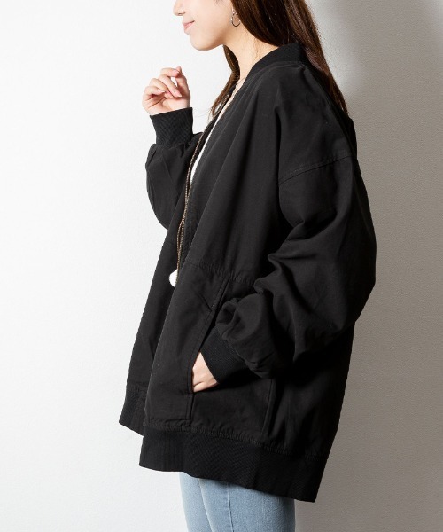 パフスリーブロング丈MA-1