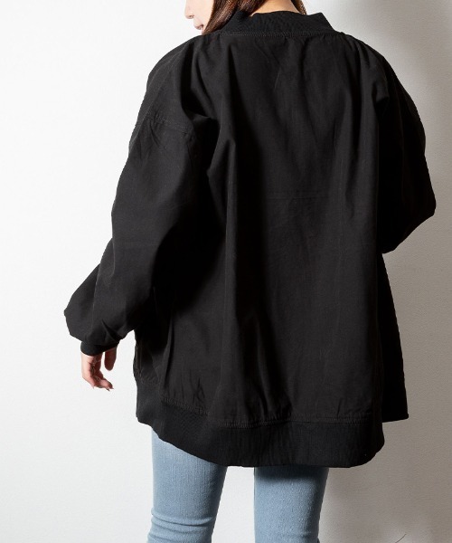 パフスリーブロング丈MA-1