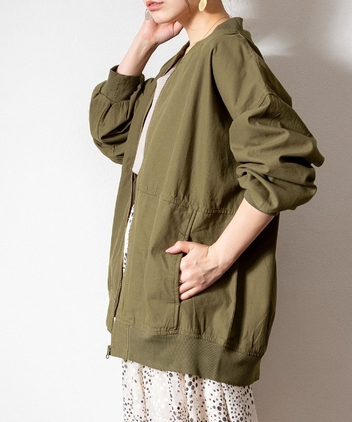 パフスリーブロング丈MA-1