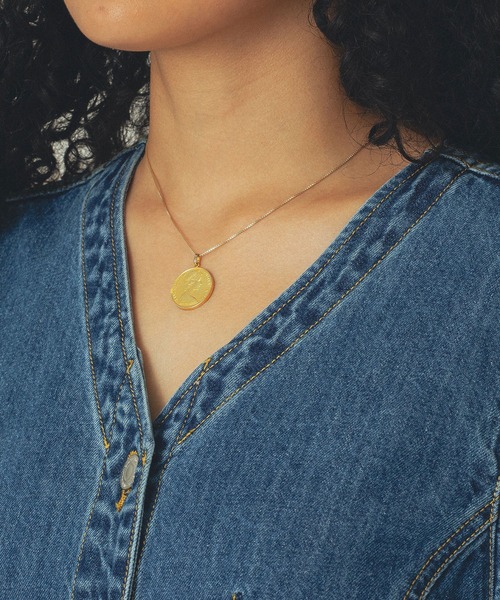 ROSE BUD（ローズバッド）の「(mici)DENIM VOLUME SLEEVE DRESS（ワンピース・レディース・インディゴブルー/ブラック・ONE SIZE）」の10枚目の写真