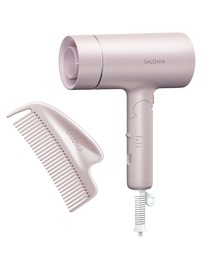 SALONIA（サロニア）の「SALONIA サロニア グロッシーケア メタルカッサコーム × グロッシーケア ドライヤー 大風量 速乾（美容器具）」