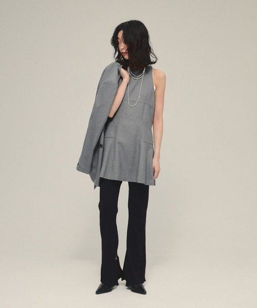 JEANASIS（ジーナシス）の「【eL】Fit Flare Mini One-piece/580118（ワンピース・レディース・ブラック/グレー・FREE）」の16枚目の写真