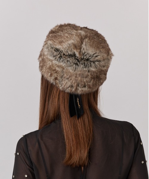 Chapeau d' O（シャポードオー）の「Chapeau d' O  Rabbit PT Fur Toque / シャポードオー（ハット・レディース・ナチュラル・M/57.5cm）」の5枚目の写真