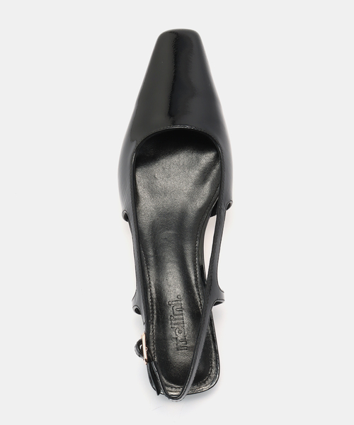 La TOTALITE(ラトータリテ)の「MOLLINI /モリーニ エナメルスリングバック パテント(パンプス・レディース・ブラック/ブラウン・38/37/36)」の8枚目の写真