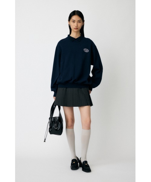 MOUSSY(マウジー)の「【25年AW新作】LOW SLUNG PLEATED ミニスカート(スカート・レディース・グレー系その他/ブラウン・1/2)」の5枚目の写真