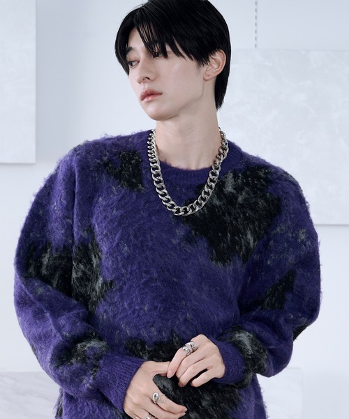 セール】アブストラクトフラワーニット（ニット/セーター）｜Ellno