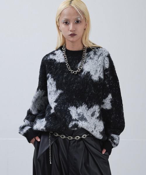 セール】アブストラクトフラワーニット（ニット/セーター）｜Ellno