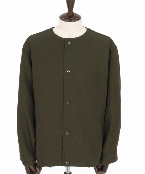 CAMBIO(カンビオ)の「mj11113- ポリツイルノーカラーコーチジャケット(その他アウター・メンズ・ネイビー/オリーブ/ブラック/ベージュ・XL/M/L)」の11枚目の写真