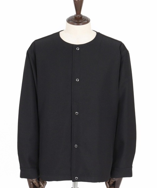 CAMBIO(カンビオ)の「mj11113- ポリツイルノーカラーコーチジャケット(その他アウター・メンズ・ネイビー/オリーブ/ブラック/ベージュ・XL/M/L)」の12枚目の写真