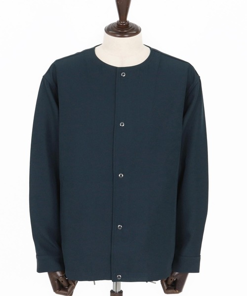 CAMBIO(カンビオ)の「mj11113- ポリツイルノーカラーコーチジャケット(その他アウター・メンズ・ネイビー/オリーブ/ブラック/ベージュ・XL/M/L)」の13枚目の写真