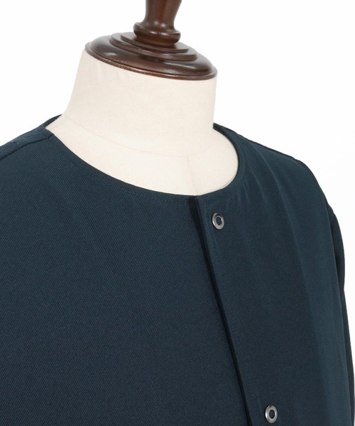 CAMBIO(カンビオ)の「mj11113- ポリツイルノーカラーコーチジャケット(その他アウター・メンズ・ネイビー/オリーブ/ブラック/ベージュ・XL/M/L)」の15枚目の写真