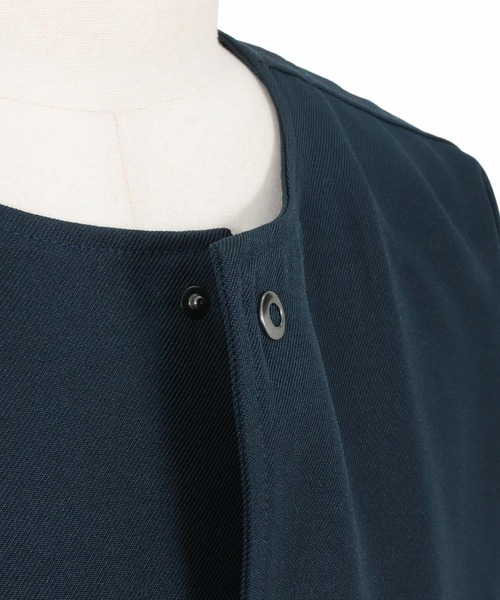 CAMBIO(カンビオ)の「mj11113- ポリツイルノーカラーコーチジャケット(その他アウター・メンズ・ネイビー/オリーブ/ブラック/ベージュ・XL/M/L)」の16枚目の写真