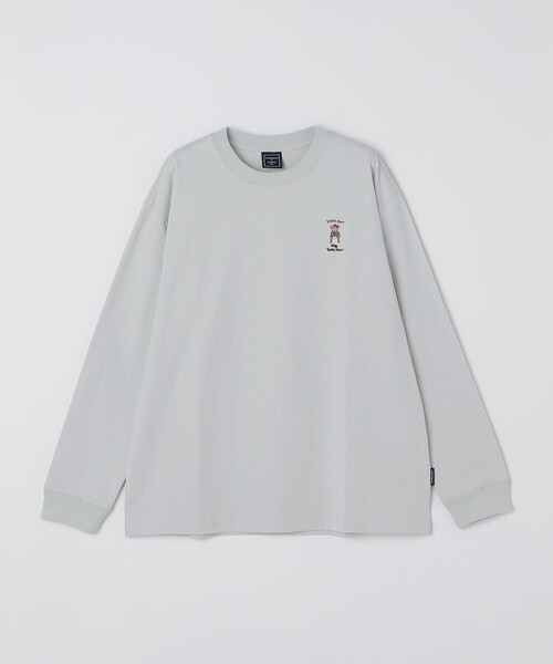 SHIPS Colors（シップス カラーズ）の「SHIPS Colors:TeddyBear(R) 1ポイント 刺繍 ロンT◇（Tシャツ/カットソー・メンズ・ブラウン/ダークグレー/オフホワイト/ベージュ/ブラック/ライトグレー・SMALL/X-LARGE/LARGE/MEDIUM）」の7枚目の写真